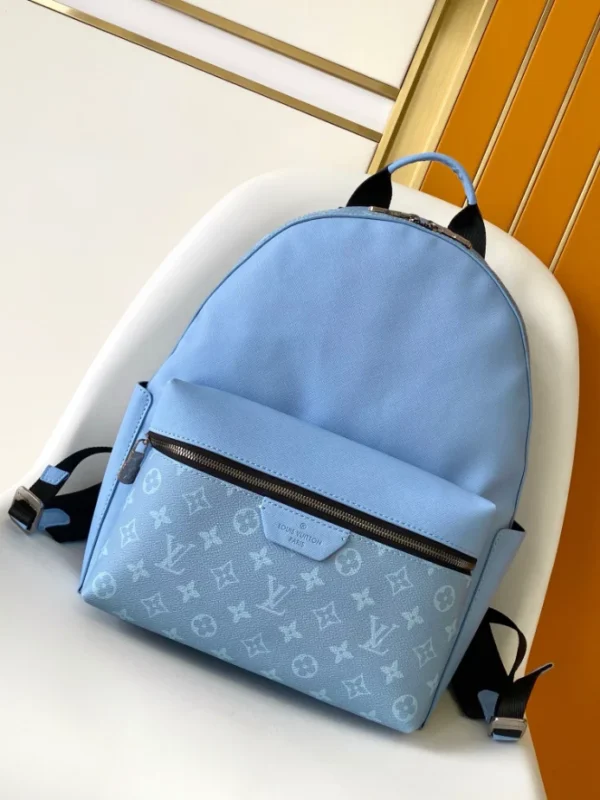 LV Discovery Backpack Pm Sky Blue Monogram Canvas M14072 - RBV78
