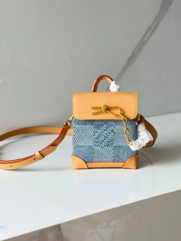 LV Nano Steamer Blue Damier Denim 3D N40751 - RBV101