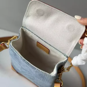 LV Nano Steamer Blue Damier Denim 3D N40751 - RBV101