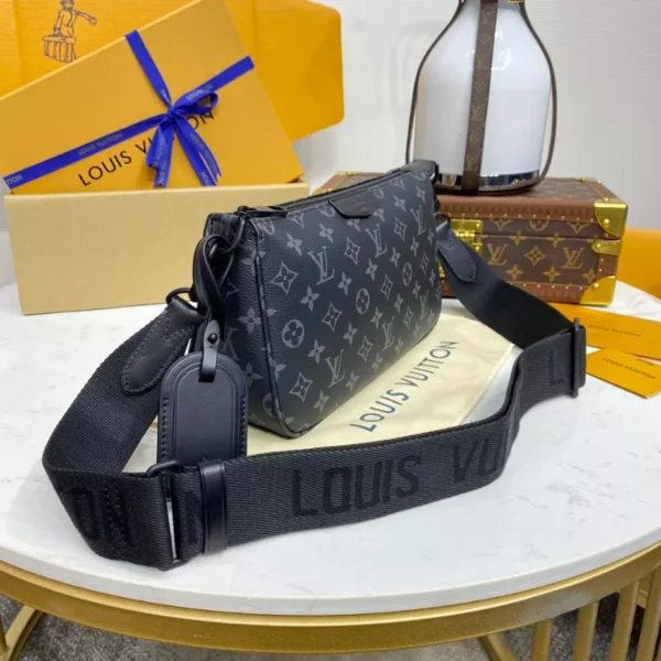 LV Pochette Accessoire XL Black Monogram Eclipse Canvas M11741 - RBV103