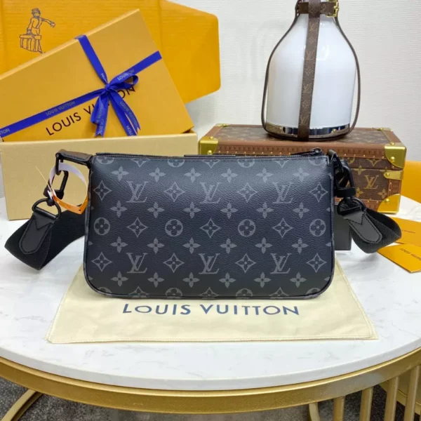 LV Pochette Accessoire XL Black Monogram Eclipse Canvas M11741 - RBV103