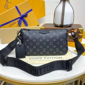 LV Pochette Accessoire XL Black Monogram Eclipse Canvas M11741 - RBV103