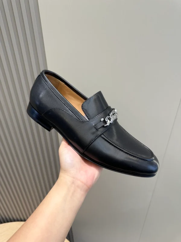 GC Men's Leather Loafers With Interlocking G - RG02