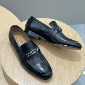 GC Men's Leather Loafers With Interlocking G - RG02