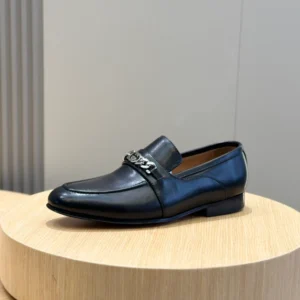 GC Men's Leather Loafers With Interlocking G - RG02