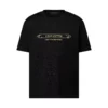 LV Embellished Damier Piqué T-Shirt in Black - LRT81