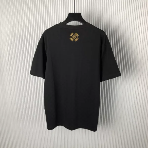 LV Embellished Damier Piqué T-Shirt in Black - LRT81
