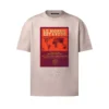 LV Embellished Graphic Cotton T-Shirt in Brown - LRT73