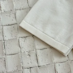LV Embellished Short-Sleeved Crewneck in White - LRT90