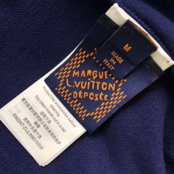 LV Embroidered Short-Sleeved Cotton Blend Polo Shirt - LRT105