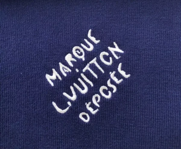 LV Embroidered Short-Sleeved Cotton Blend Polo Shirt - LRT105