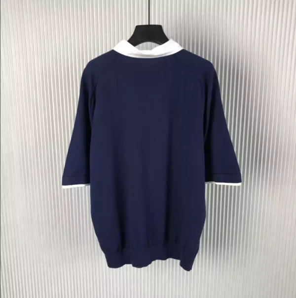 LV Embroidered Short-Sleeved Cotton Blend Polo Shirt - LRT105
