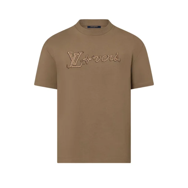 LV Embroidered Signature Cotton T-Shirt - LRT77