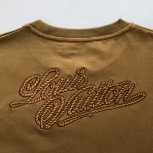 LV Embroidered Signature Cotton T-Shirt - LRT77