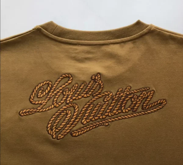 LV Embroidered Signature Cotton T-Shirt - LRT77