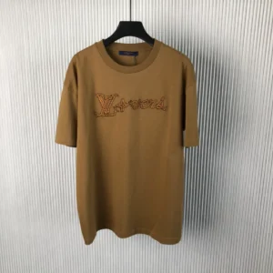 LV Embroidered Signature Cotton T-Shirt - LRT77