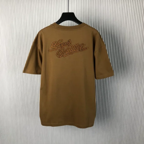 LV Embroidered Signature Cotton T-Shirt - LRT77