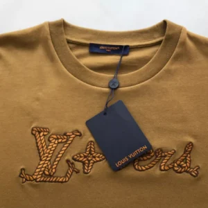 LV Embroidered Signature Cotton T-Shirt - LRT77