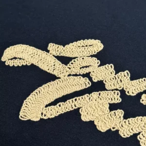 LV Embroidered Signature T-Shirt in Black - LRT99