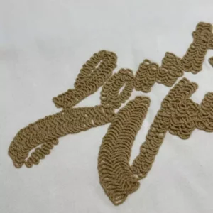 LV Embroidered Signature T-Shirt in White - LRT100