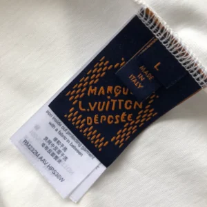 LV Graphic Embroidered Cotton T-Shirt - LRT76