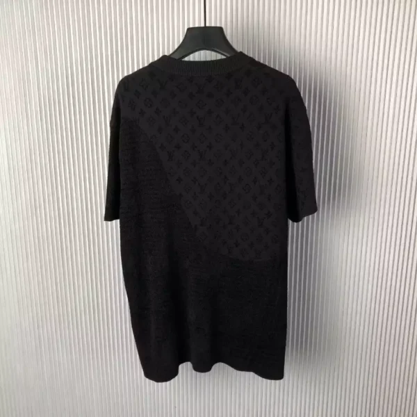 LV Graphic Jacquard Short-Sleeved Crewneck - LRT103