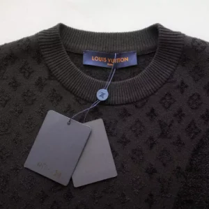 LV Graphic Jacquard Short-Sleeved Crewneck - LRT103