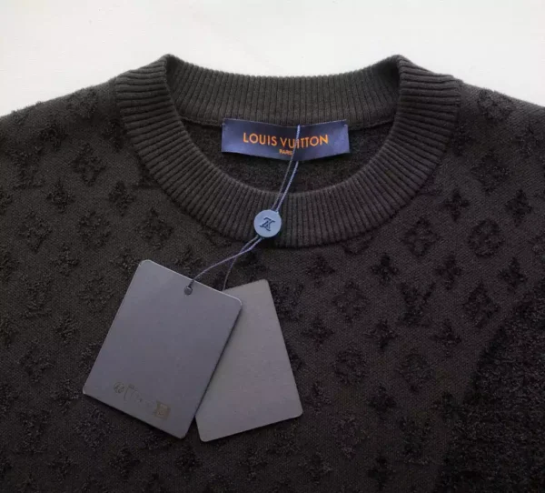 LV Graphic Jacquard Short-Sleeved Crewneck - LRT103