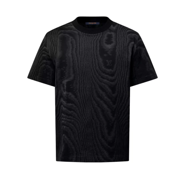 LV Jersey Jacquard T-Shirt in Black - LRT92