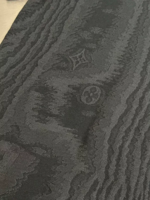 LV Jersey Jacquard T-Shirt in Black - LRT92