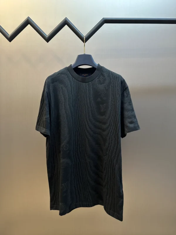 LV Jersey Jacquard T-Shirt in Black - LRT92