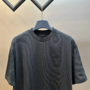LV Jersey Jacquard T-Shirt in Black - LRT92