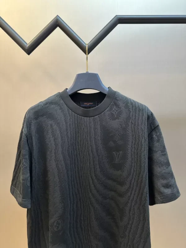 LV Jersey Jacquard T-Shirt in Black - LRT92