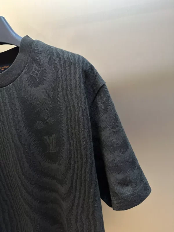 LV Jersey Jacquard T-Shirt in Black - LRT92