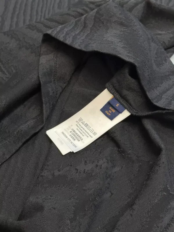 LV Jersey Jacquard T-Shirt in Black - LRT92