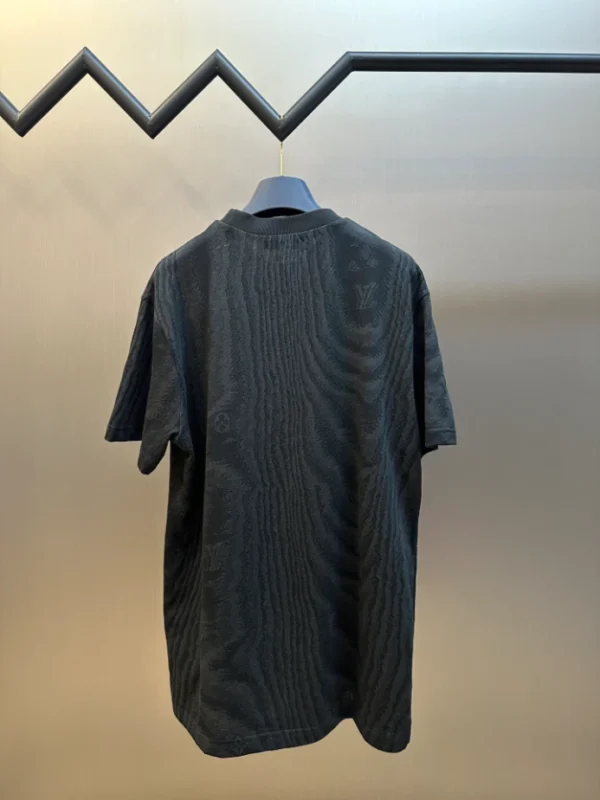 LV Jersey Jacquard T-Shirt in Black - LRT92