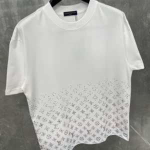 LV Monogram Gradient Embellished Short-Sleeved Crewneck - LRT101