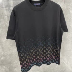 LV Monogram Gradient Embellished Short-Sleeved Crewneck - LRT102