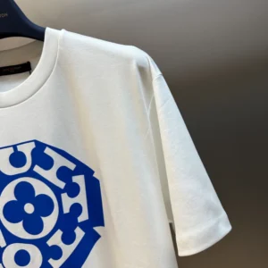 LV Printed Signature T-Shirt in White - LRT89