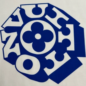 LV Printed Signature T-Shirt in White - LRT89