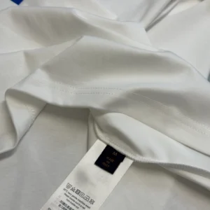 LV Printed Signature T-Shirt in White - LRT89