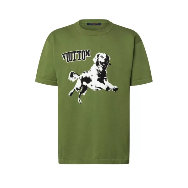 LV Short-Sleeved Cotton Crewneck - LRT74