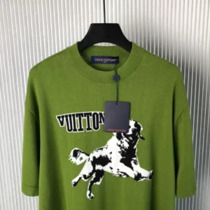 LV Short-Sleeved Cotton Crewneck - LRT74