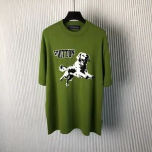 LV Short-Sleeved Cotton Crewneck - LRT74
