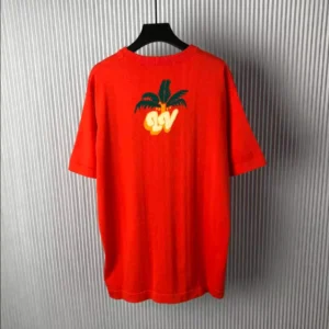 LV Short-Sleeved Cotton Crewneck - LRT93