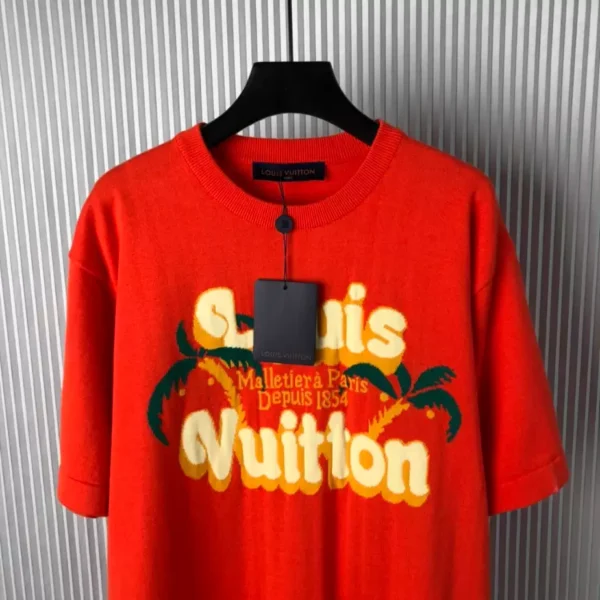 LV Short-Sleeved Cotton Crewneck - LRT93