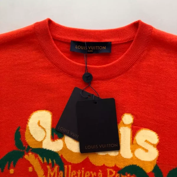 LV Short-Sleeved Cotton Crewneck - LRT93