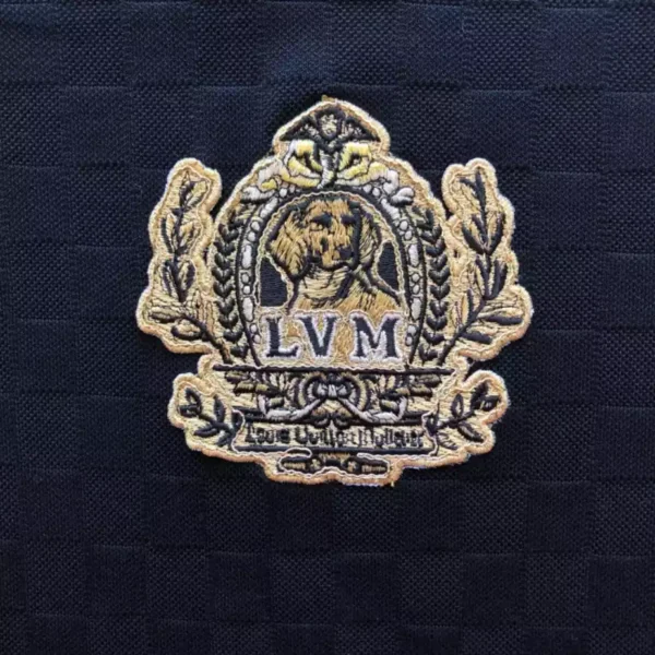 LV Signature Patch Cotton T-Shirt in Black - LRT84