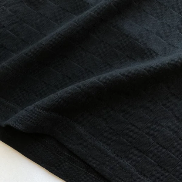 LV Signature Patch Cotton T-Shirt in Black - LRT84
