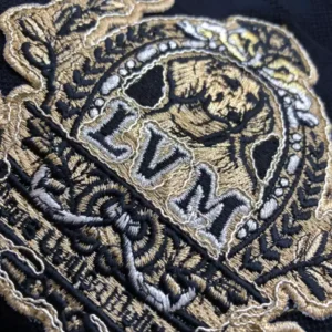 LV Signature Patch Cotton T-Shirt in Black - LRT84